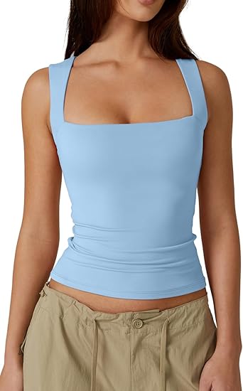 Women's Square Neck Sleeveless